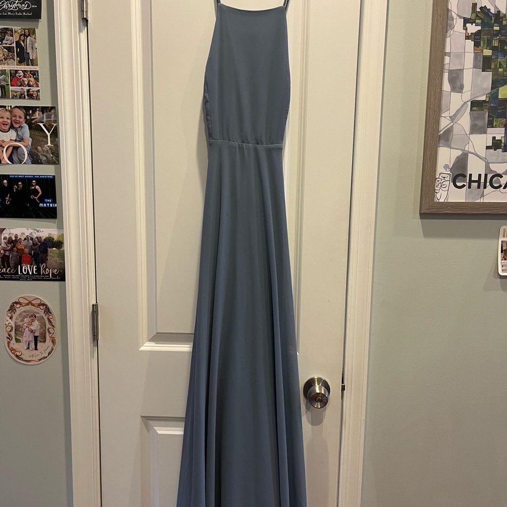 Elegant Blue Bridesmaid Dress Lulus